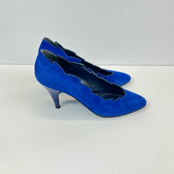 Thierry Mugler Vibrant Blue Heels Womens Size 6.5B - Picture 9 of 9